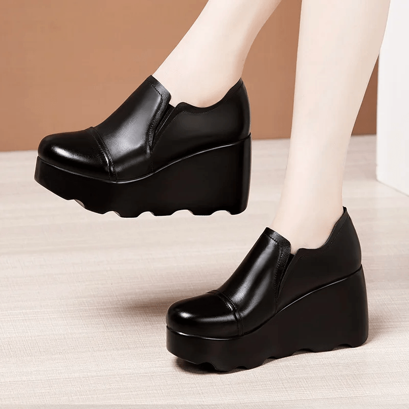 USS Shoes Ana Women's Leather Platform Shoes