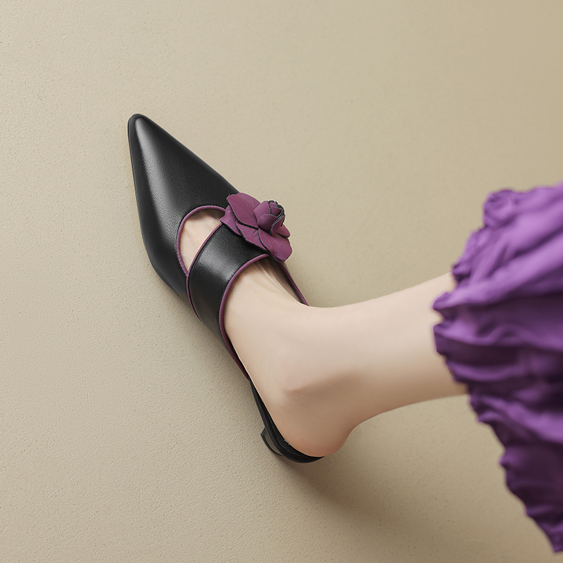 USS Shoes Angeles Women's Pointed Toe Leather Pumps - Luxuryurbanwear