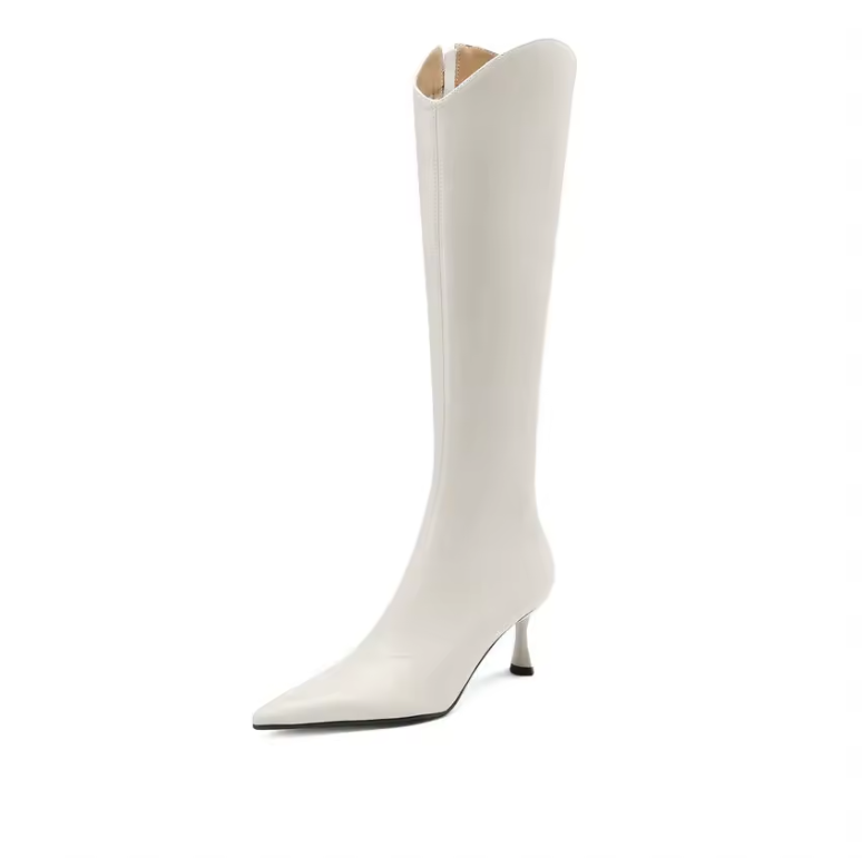 USS Shoes Anny Women's Genuine Leather Knee High Boots - Luxuryurbanwear