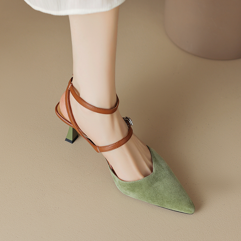 USS Shoes Antonia Women's Leather Slingbacks Sandals - Luxuryurbanwear