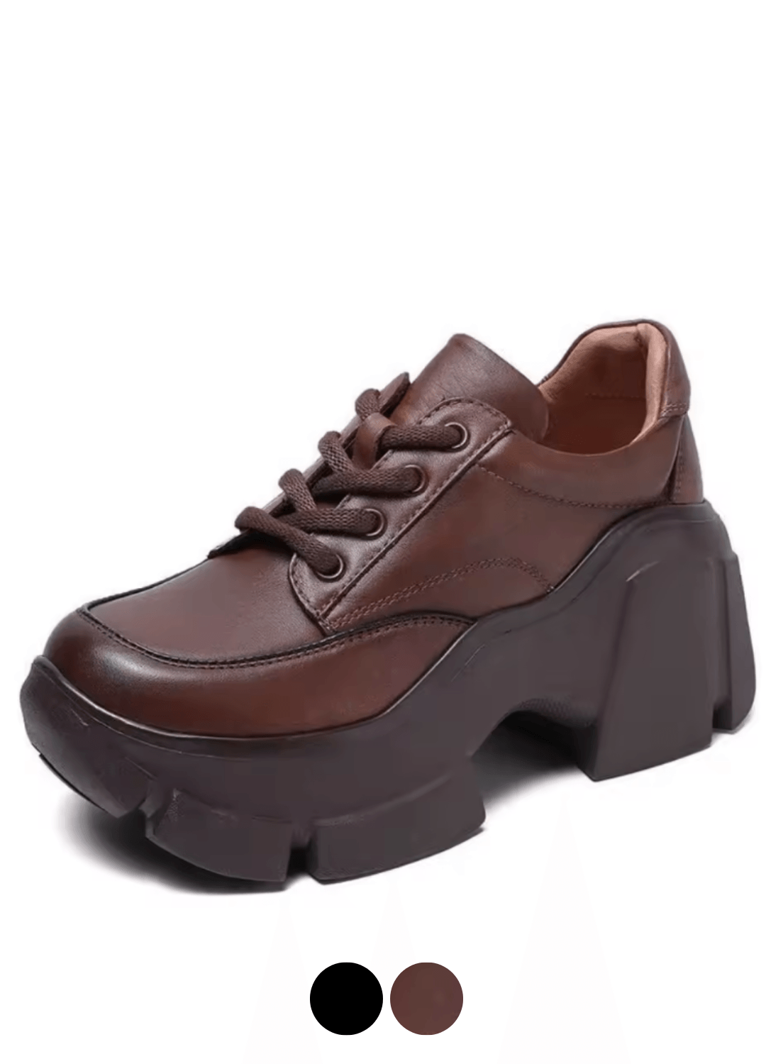 USS Shoes Aracelis Women's Thick High Heel Stylo Retro Platform Shoes