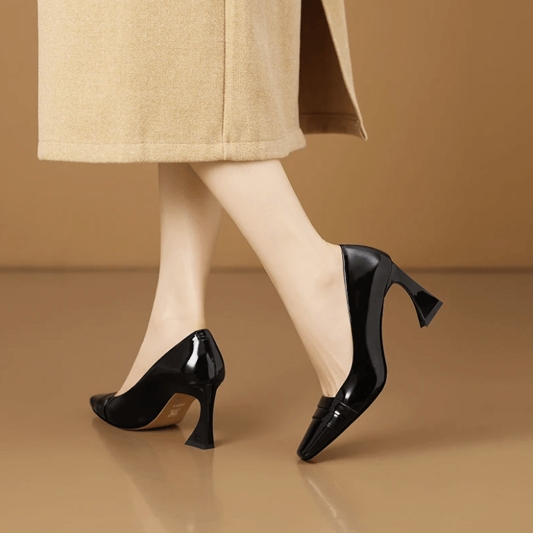 USS Shoes Arcelia Women's Genuine Leather Elegant Vintage Pumps