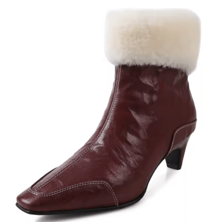 USS Shoes Ariana Women's With Warm Plush Leather Ankle Boots