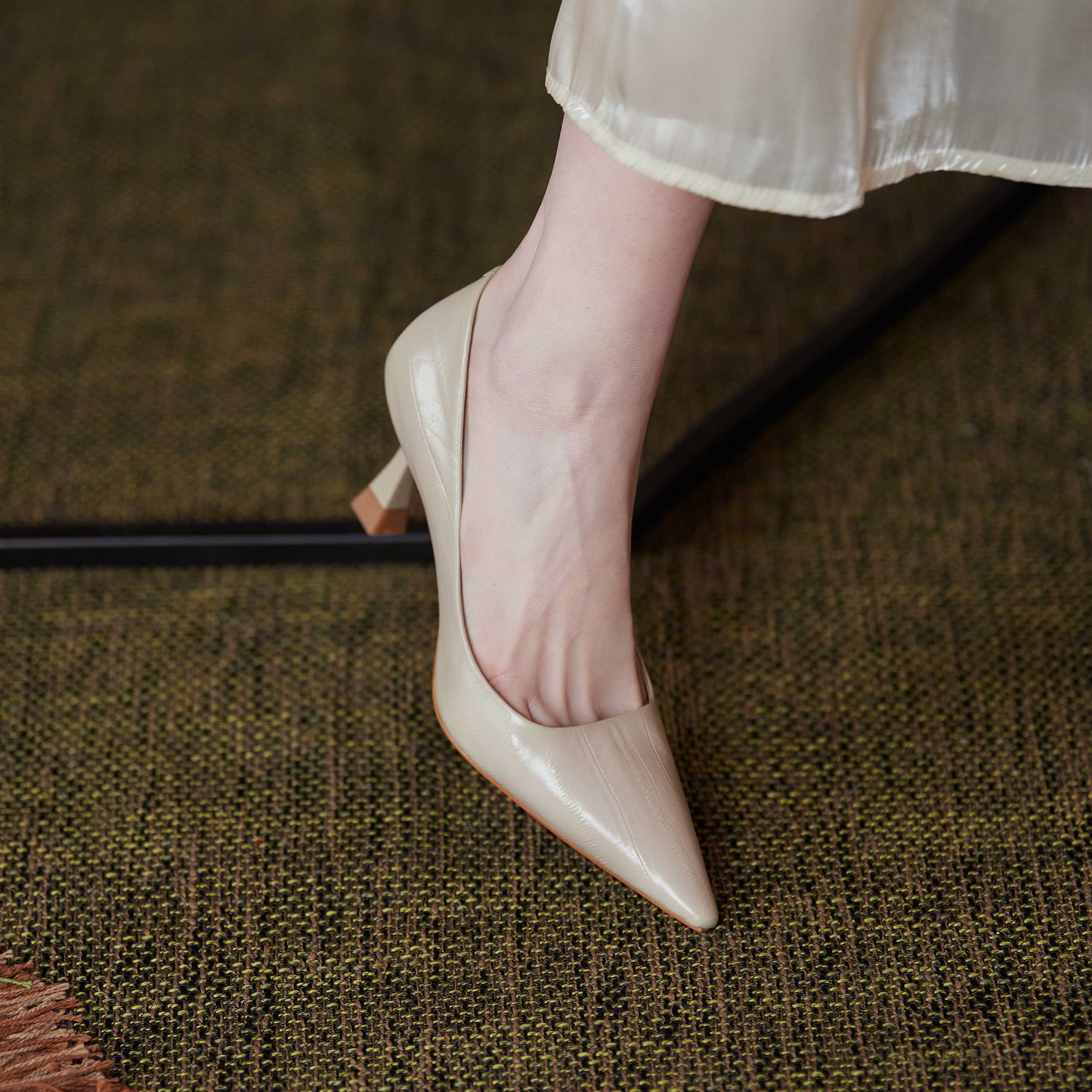 USS Shoes Begonia Women's Leather Pointed Toe Pumps - Luxuryurbanwear
