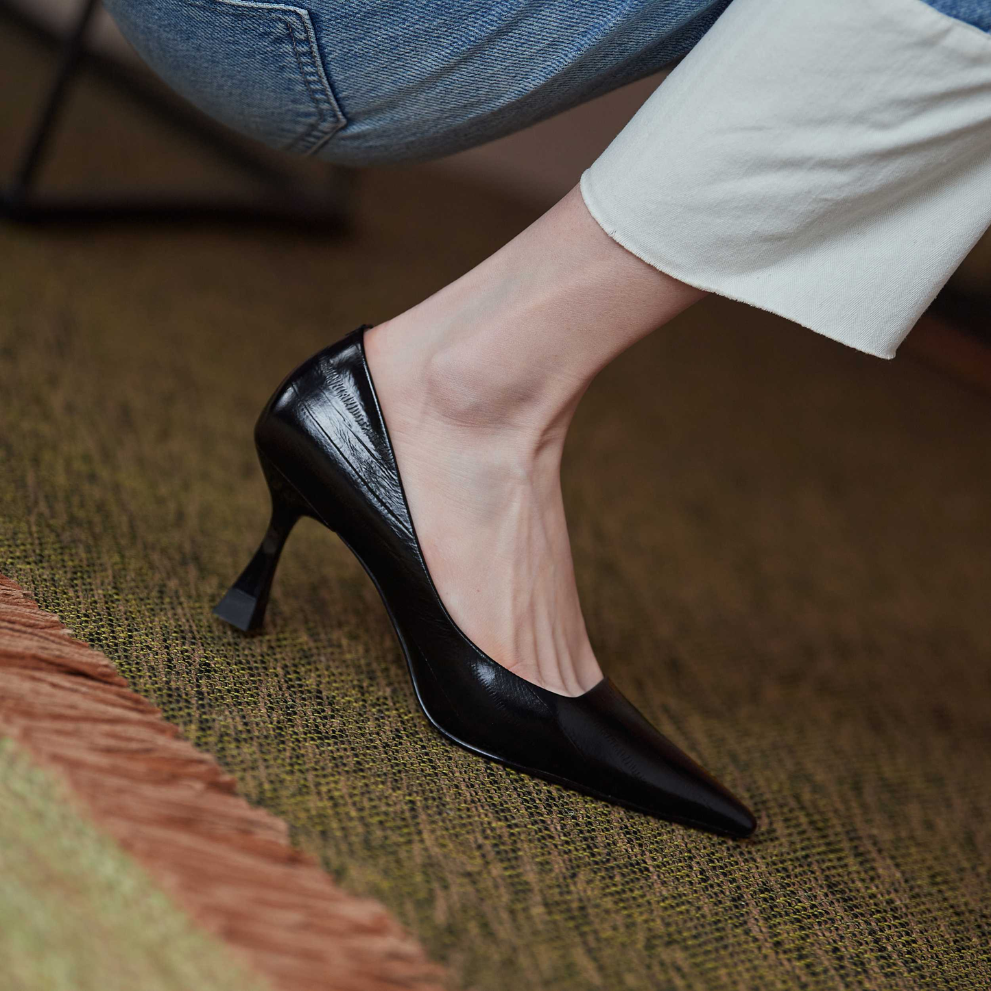 USS Shoes Begonia Women's Leather Pointed Toe Pumps - Luxuryurbanwear