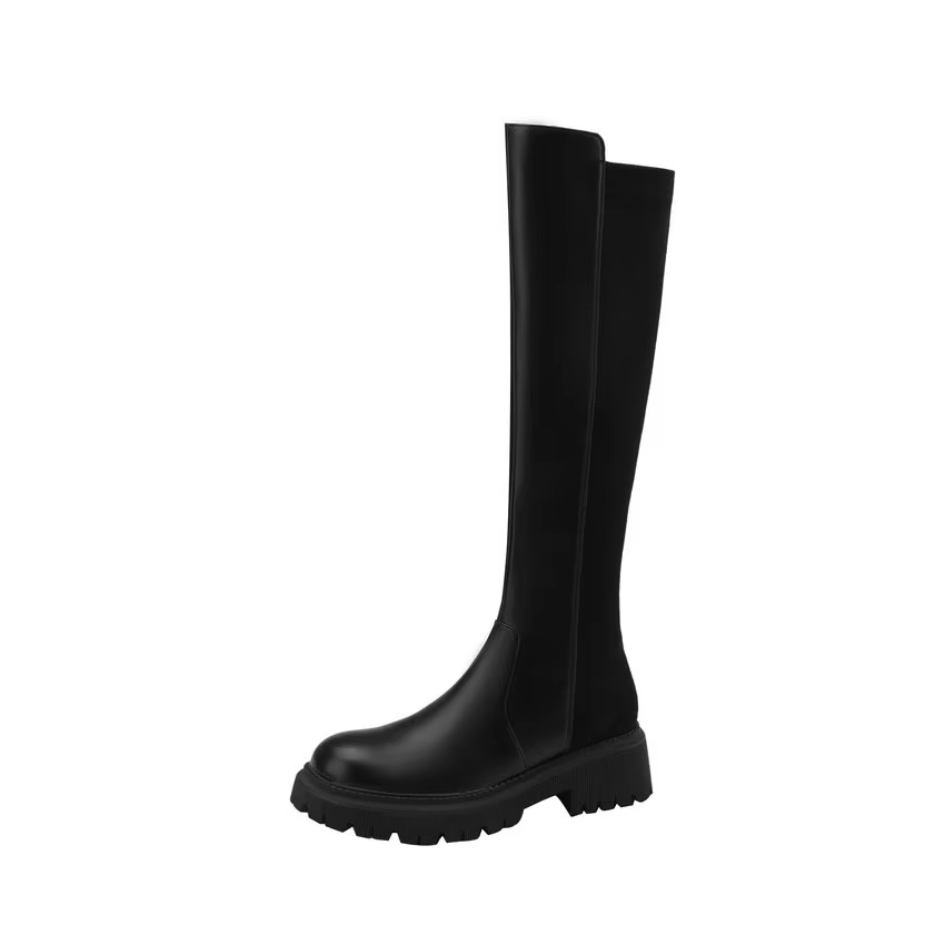 USS Shoes Berly Women's Knee-High Zipper Boots - Luxuryurbanwear