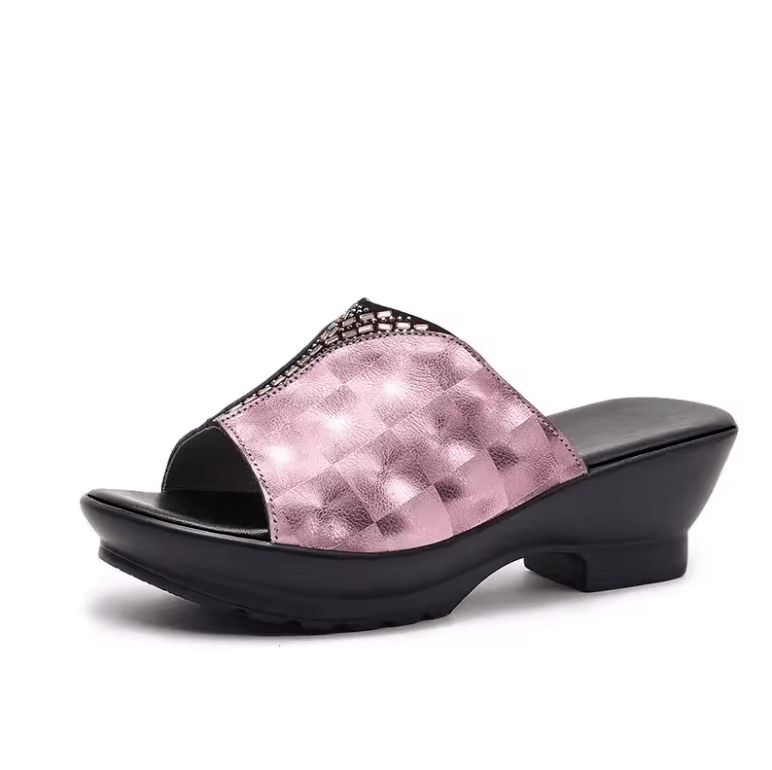 USS Shoes Beyin Women's Non-Slip Wedges Heels Slippers