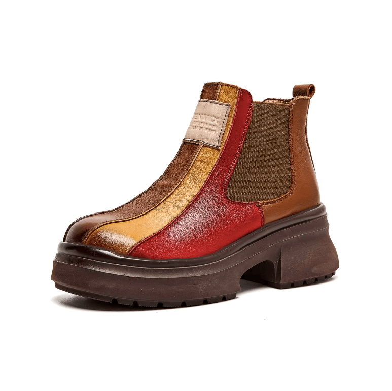 USS Shoes Carlota Women's Leather Retro Ankle Boots