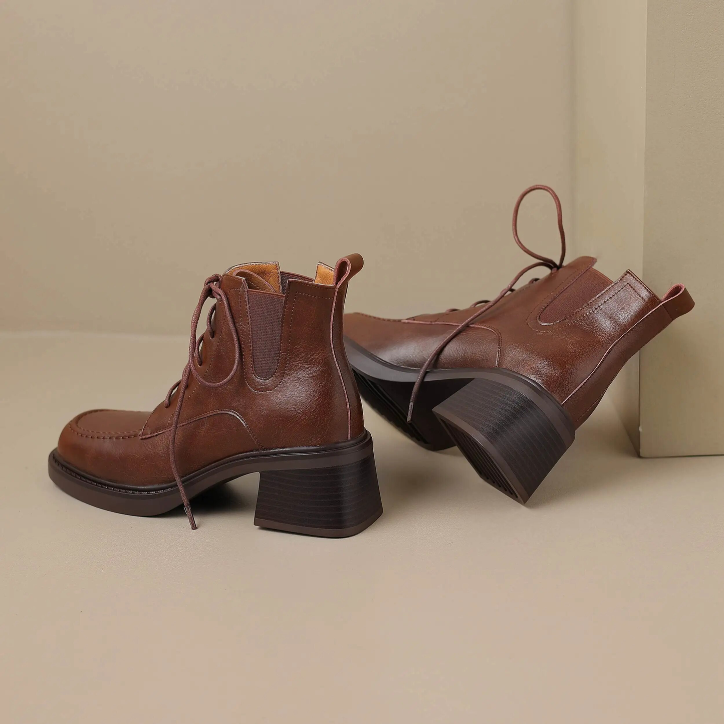 USS Shoes Celia Women's Western Leather Boots - Luxuryurbanwear