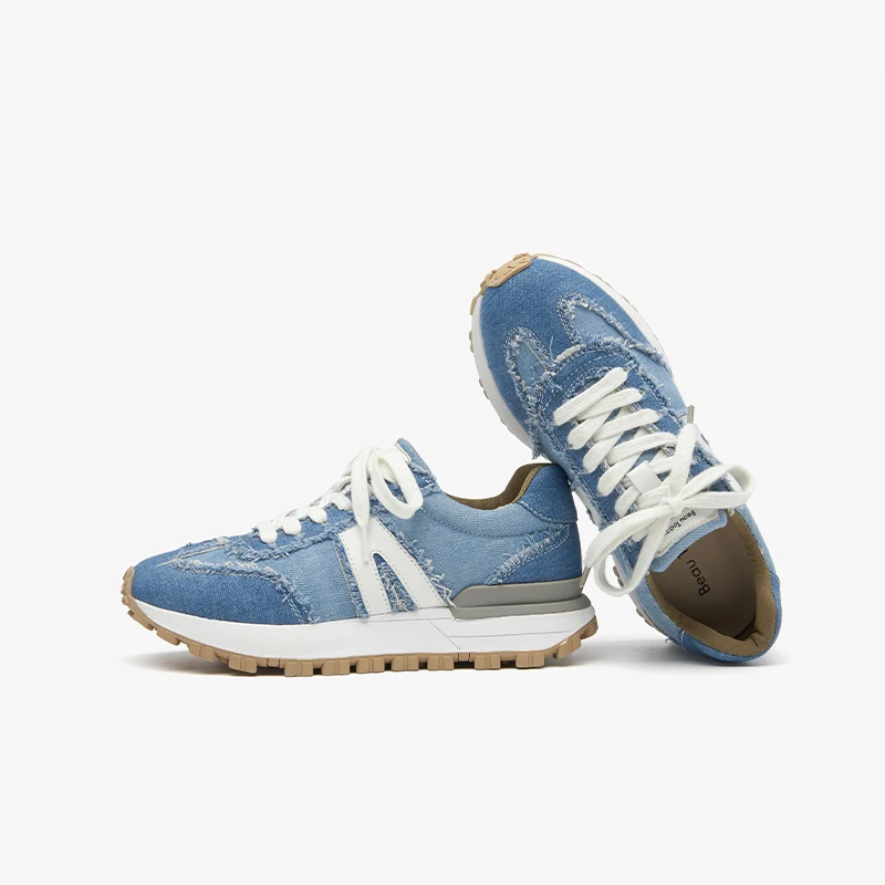 LUW Shoes Clara Women's Lace Up Leather Sneaker