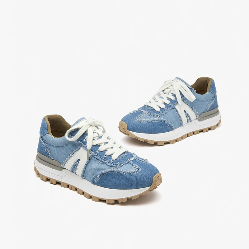 LUW Shoes Clara Women's Lace Up Leather Sneaker