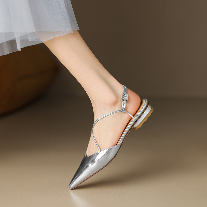 USS Shoes Clara Women's Slingbacks Pointed Toe Sandals - Luxuryurbanwear