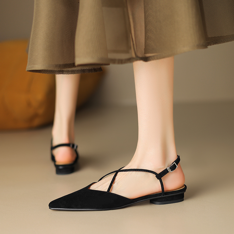 USS Shoes Clara Women's Slingbacks Pointed Toe Sandals - Luxuryurbanwear