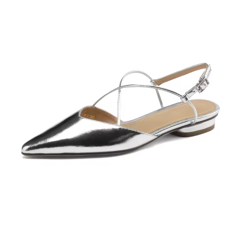 USS Shoes Clara Women's Slingbacks Pointed Toe Sandals - Luxuryurbanwear