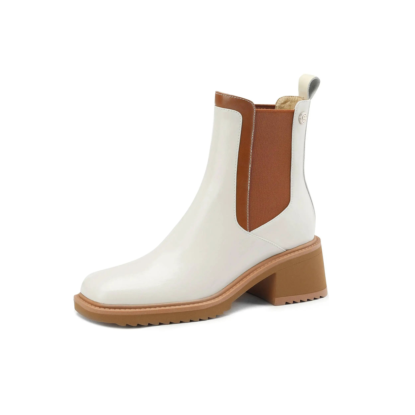 USS Shoes Corey Women's Thick Heels Autumn Chelsea Boots - Luxuryurbanwear