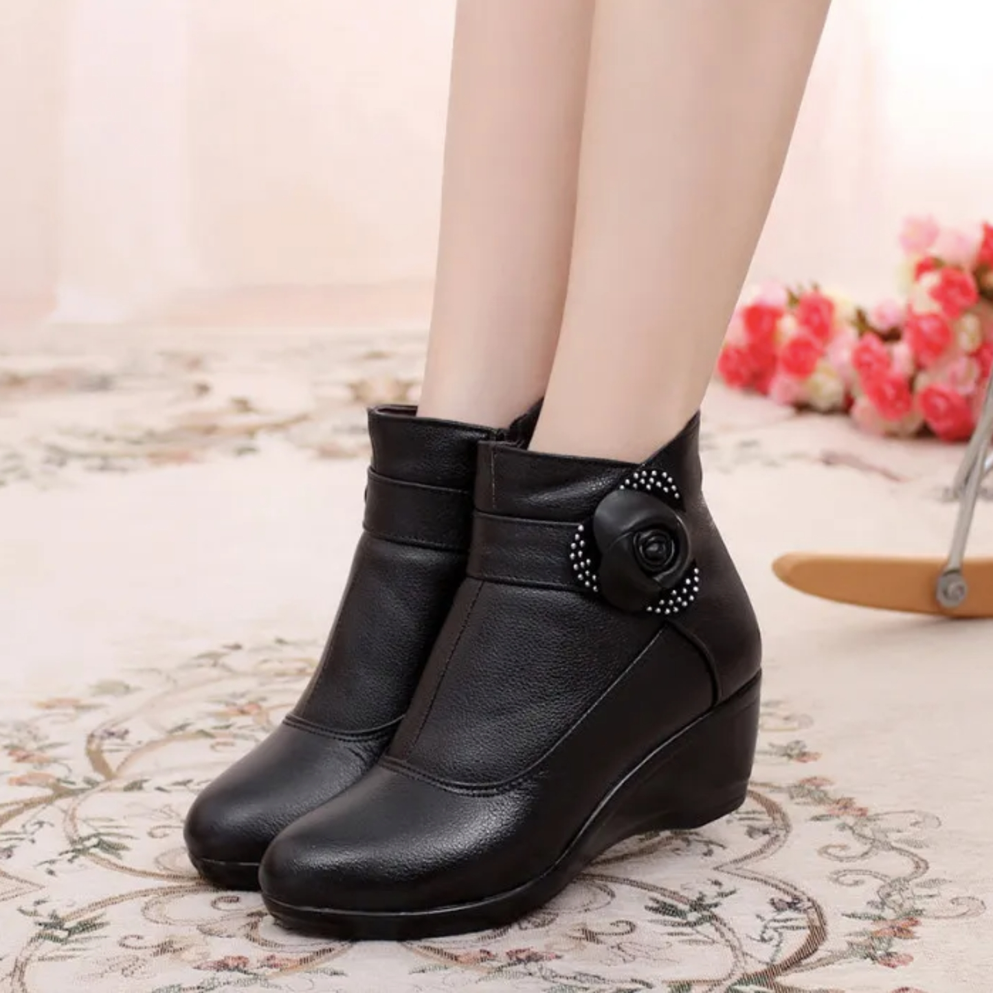 USS Shoes Delia Women's Booties - Luxuryurbanwear