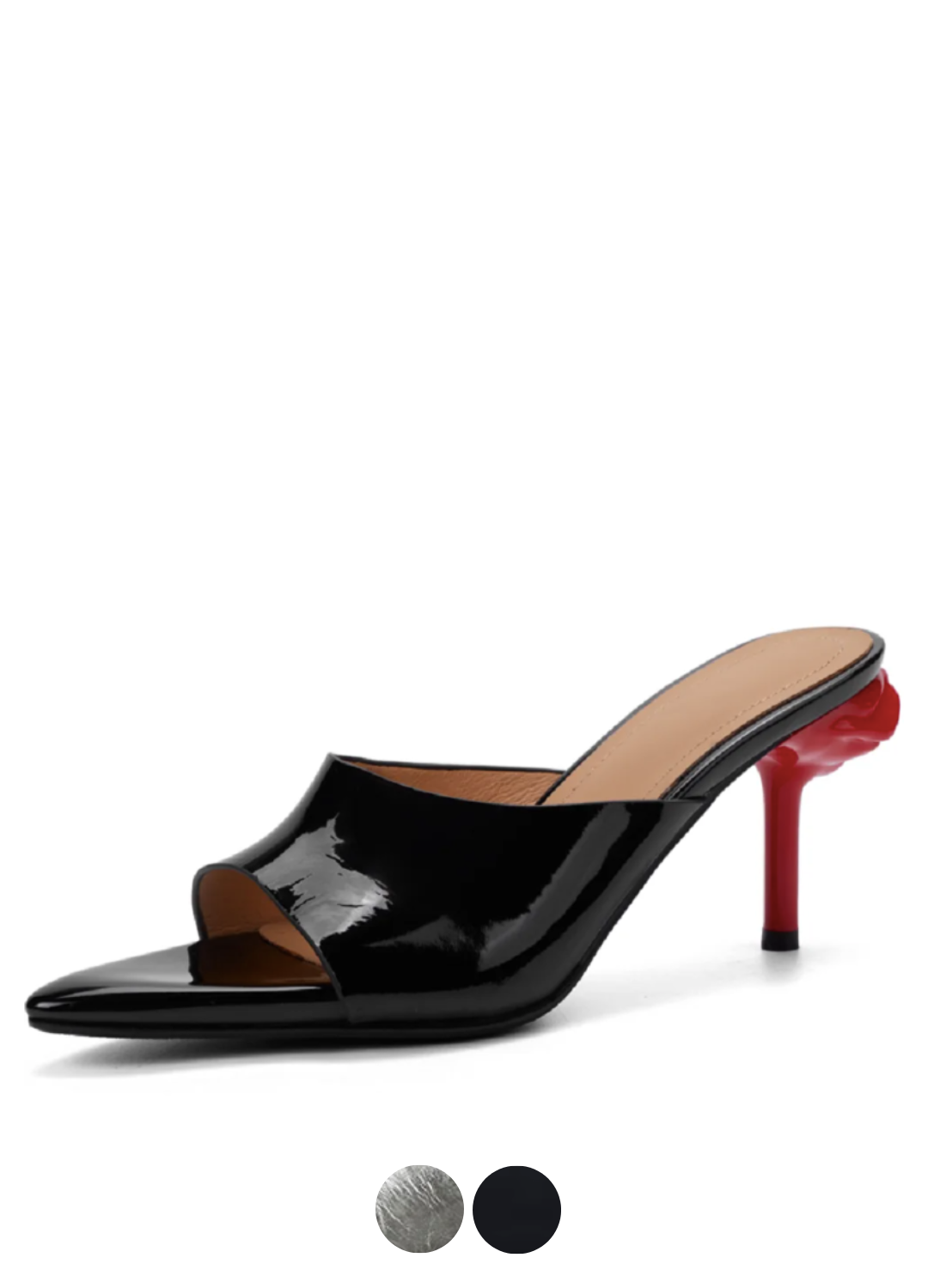 USS Shoes Elena Women's Elegant Rose Heel Sandals - Luxuryurbanwear