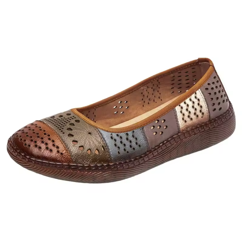 USS Shoes Elena Women's Soft Leather Breathable Flats - Luxuryurbanwear