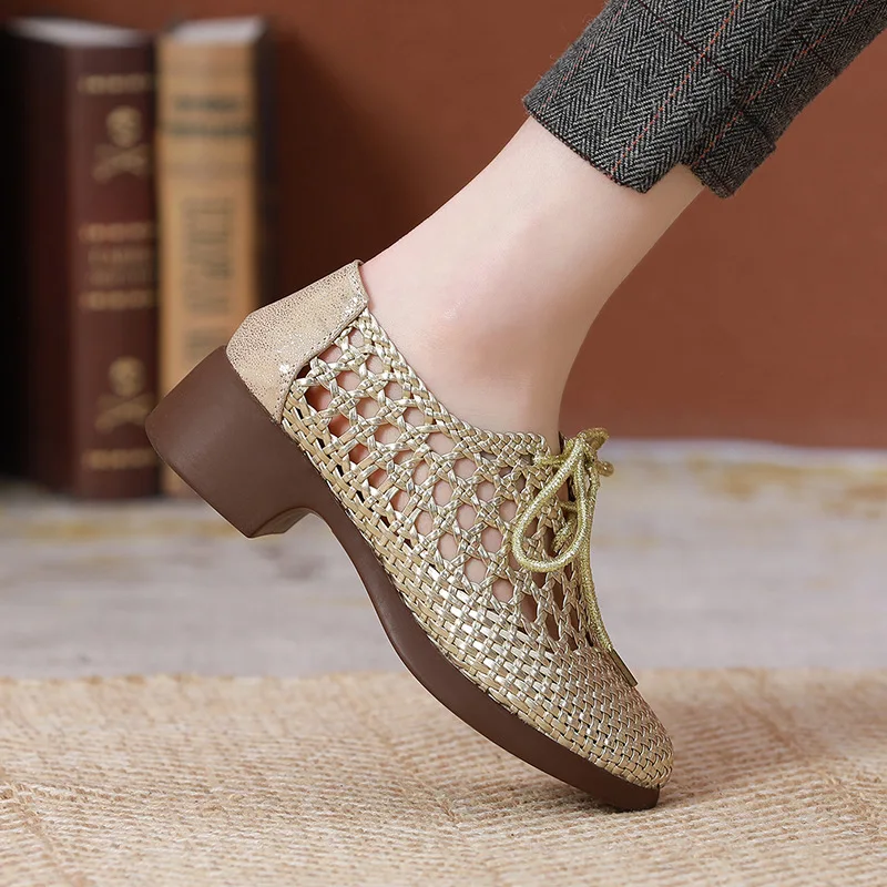 USS Shoes Eloisa Women's Casual Hollow Breathable Sandals - Luxuryurbanwear