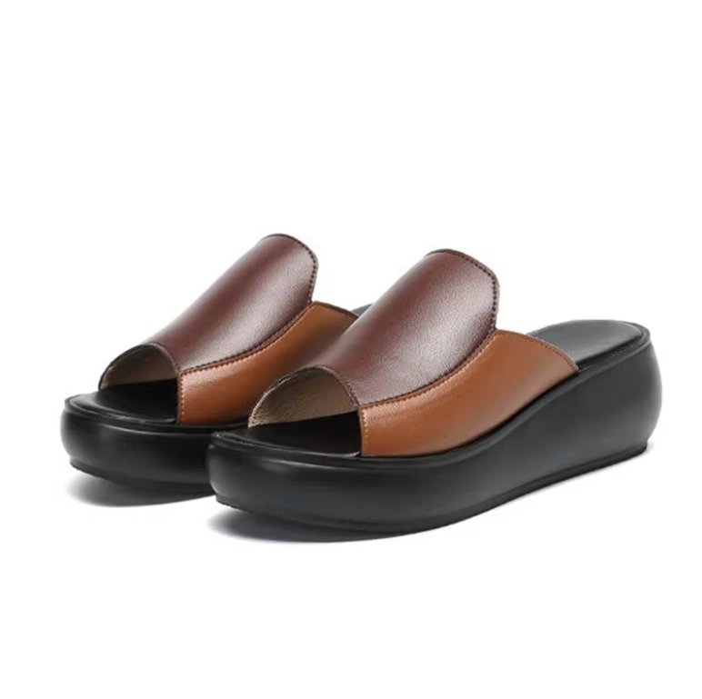 USS Shoes Eloisa Women's Platform Soft Slides - Luxuryurbanwear