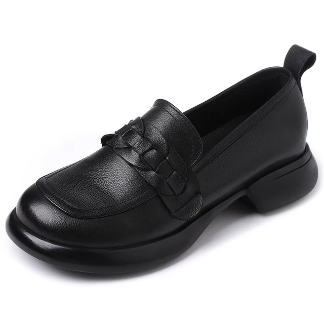 USS Shoes Elsa Women's Leather Loafers - Luxuryurbanwear