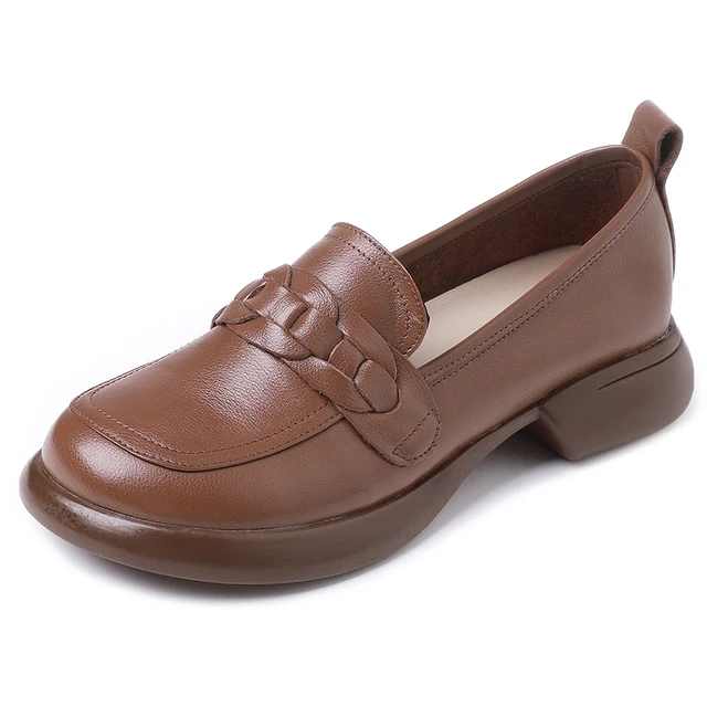 USS Shoes Elsa Women's Leather Loafers - Luxuryurbanwear
