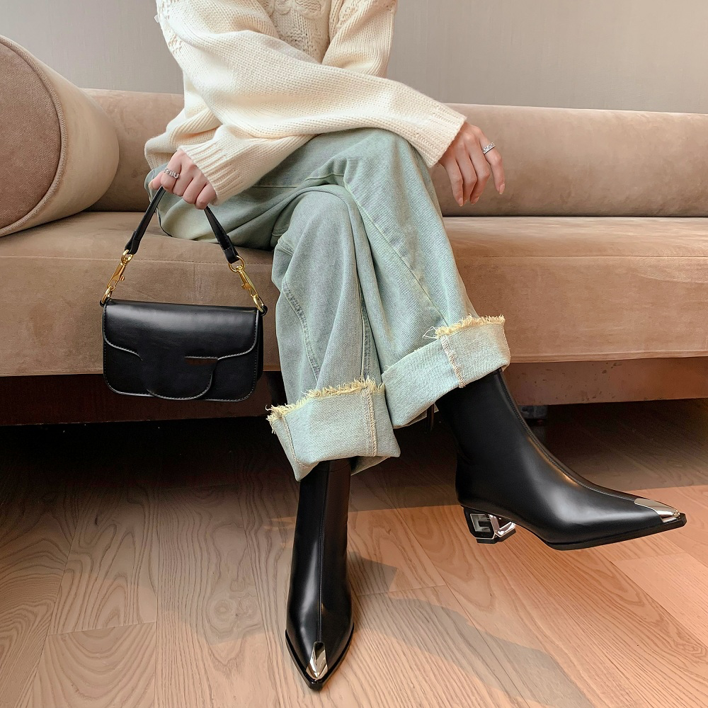 USS Shoes Esnevi Women's Fashion Pointed Toe Boots - Luxuryurbanwear