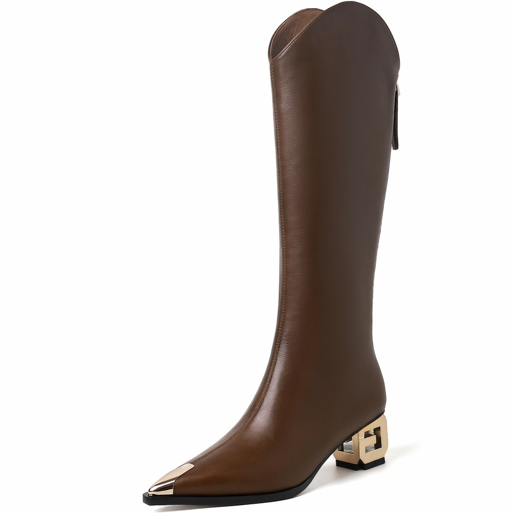 USS Shoes Esnevi Women's Fashion Pointed Toe Boots - Luxuryurbanwear