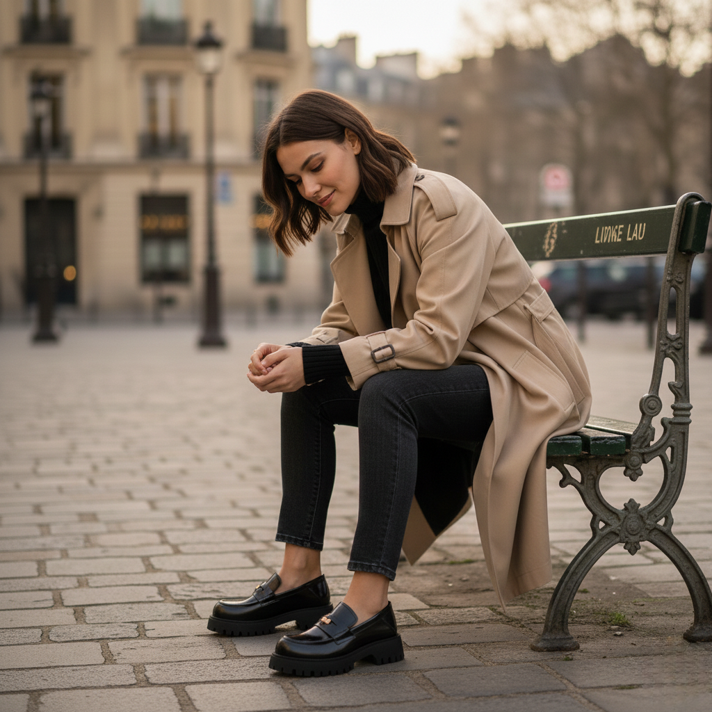 USS Shoes Estefany Women's Platform Slip-On Loafer