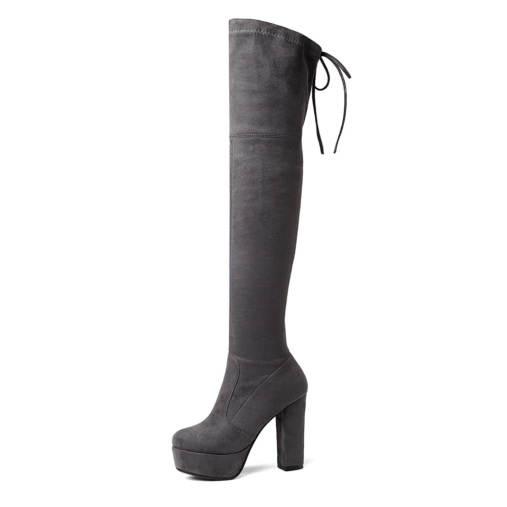 USS Shoes Fabiana Women's Platform Over the Knee Boots