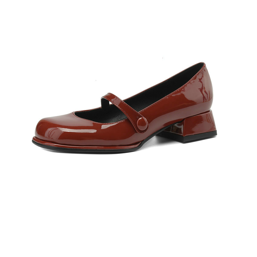USS Shoes Fiorela Women's Square Heel Pump - Luxuryurbanwear