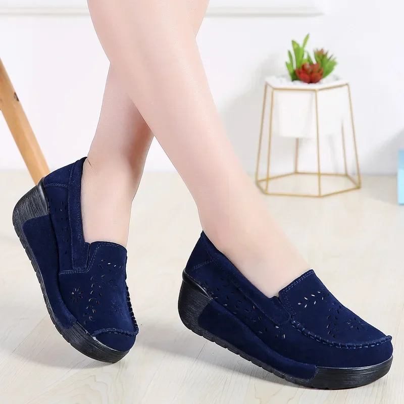 USS Shoes Flor Women's Soft Platform Shoes - Luxuryurbanwear