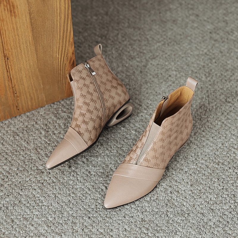 USS Shoes Francis Women's Leather Elegant Ankle Boots