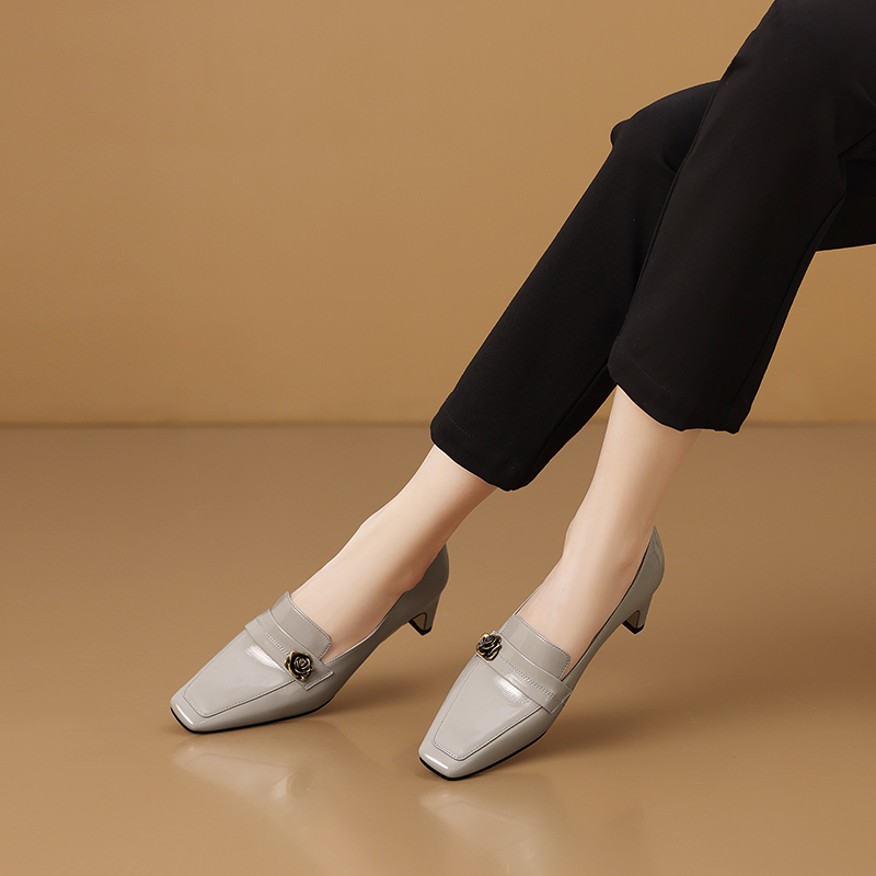 USS Shoes Gimena Women's Casual Square Toe Pumps - Luxuryurbanwear