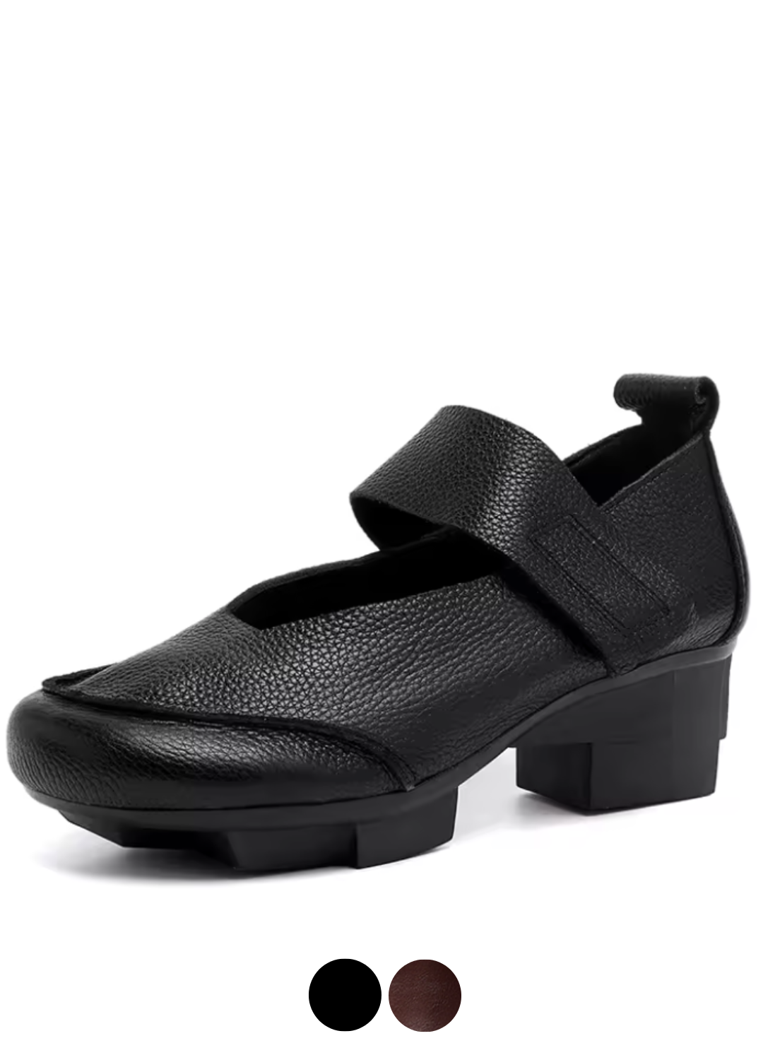 USS Shoes Hana Women's Hook Loop Retro Leather Pumps
