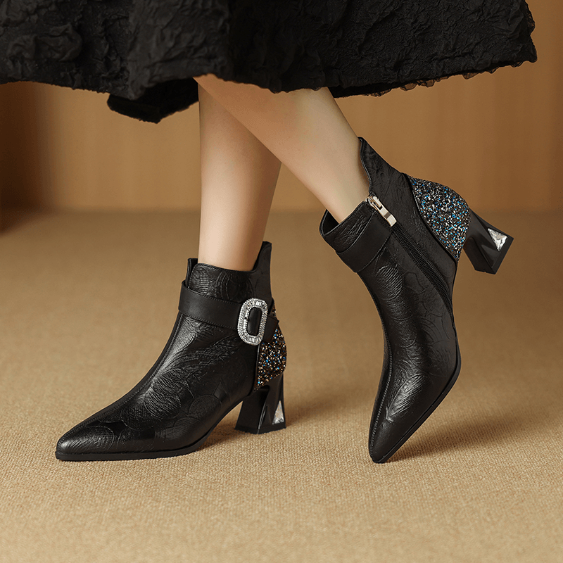 USS Shoes Hollyn Women's Dress Buckle Ankle Boots