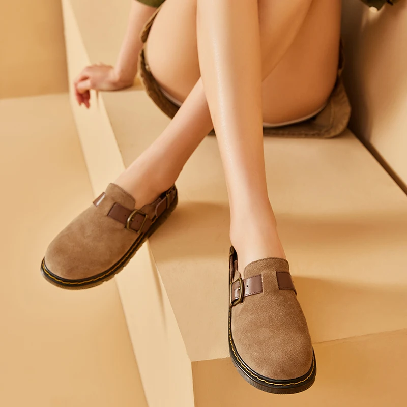 USS Shoes Julia Women's Strap Buckle Leather Sandals - Luxuryurbanwear