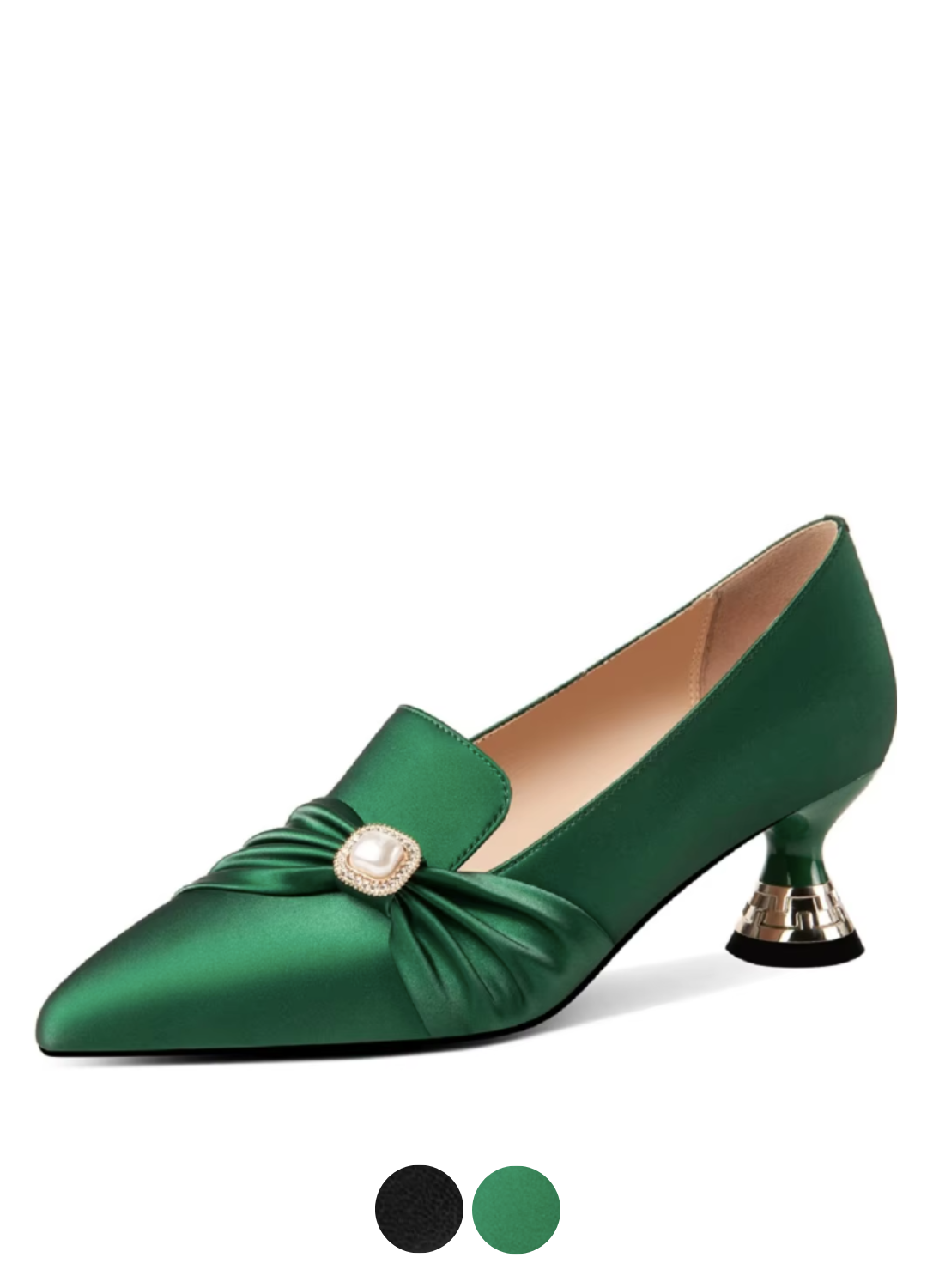 USS Shoes Kaina Women's Leather Pointed Toe Pumps - Luxuryurbanwear