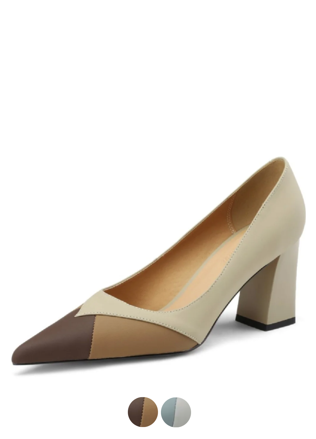 USS Shoes Kamila Women's Leather Casual Pointed Toe Pumps - Luxuryurbanwear
