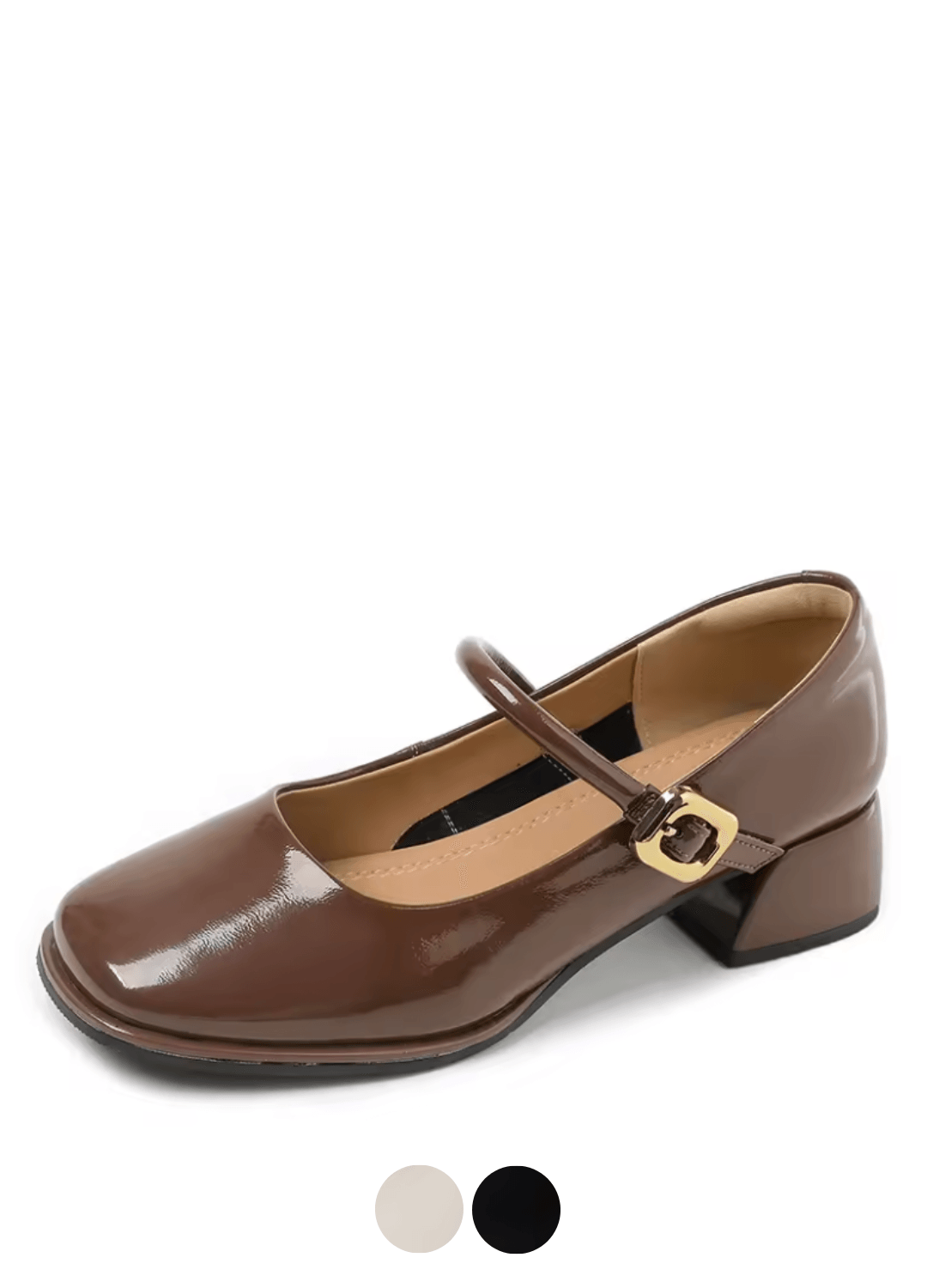 USS Shoes Kamila Women's Round Toe Patent Leather Pumps