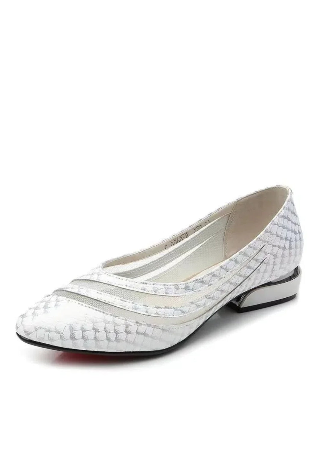 USS Shoes Kelly Women's Square Heel Pumps Sale Drop White (Size 6.5)