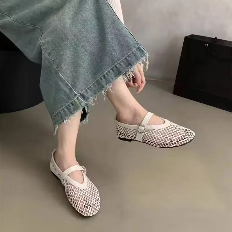 USS Shoes Lanus Women's Flat Mesh Shoes - Luxuryurbanwear