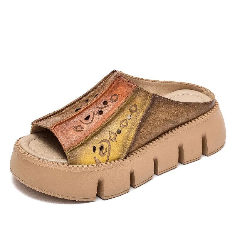 USS Shoes Leonida Women's Slippers Wedges - Luxuryurbanwear