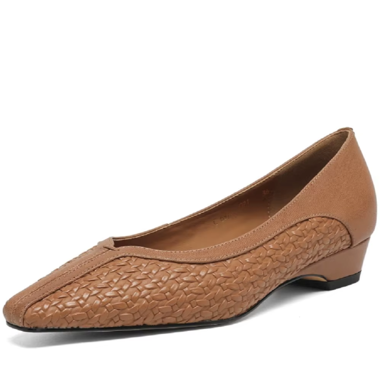 USS Shoes Luana Women's Leather Square Toe Dress Pumps - Luxuryurbanwear