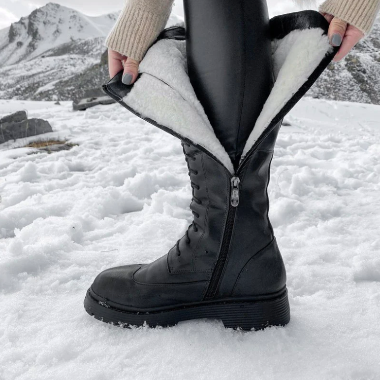 USS Shoes Luca Women's Winter Lace-Up Leather Boots