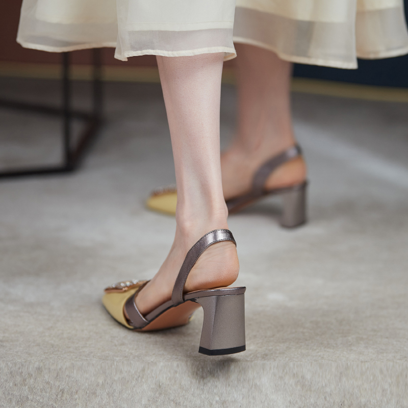 USS Shoes Lucia Women's Square Toe Dress Sandals - Luxuryurbanwear
