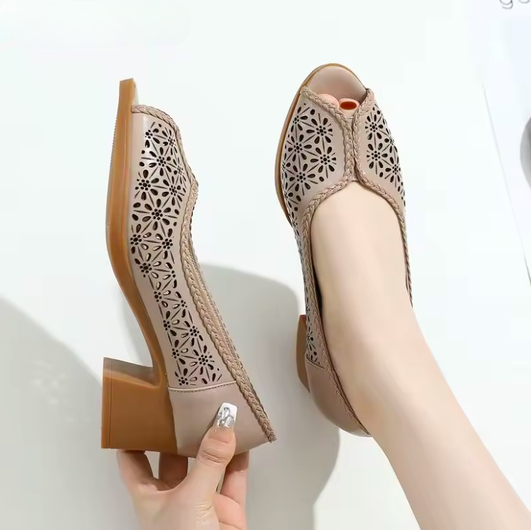 USS Shoes Lucrecia Women's Genuine Leather Open Toe Sandals - Luxuryurbanwear