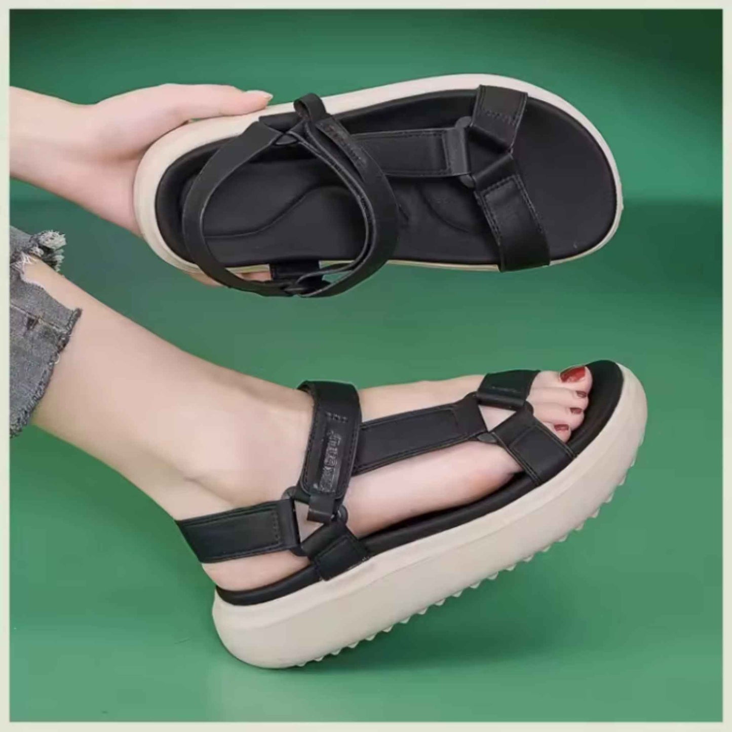 USS Shoes Lucy Women's Outdoor Non-Slip Platform Slippers