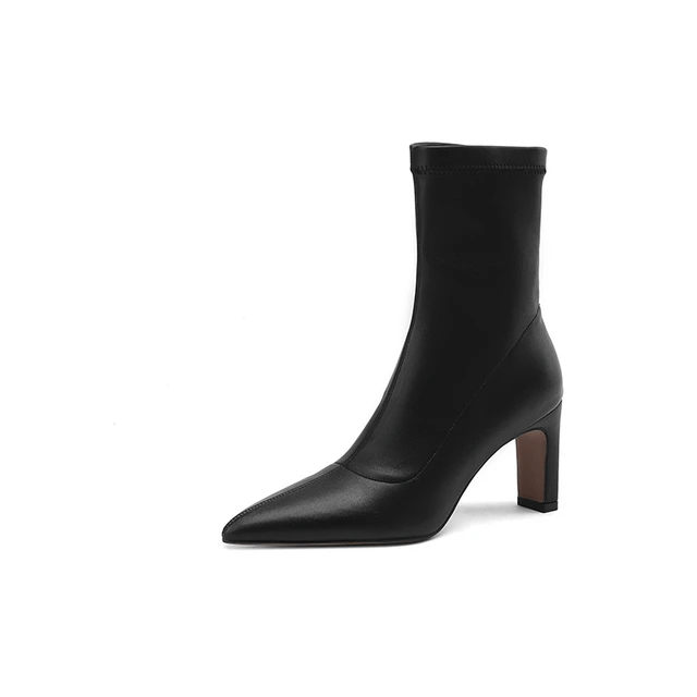 USS Shoes Ludy Women's Ankle Pointed Toe Boots - Luxuryurbanwear