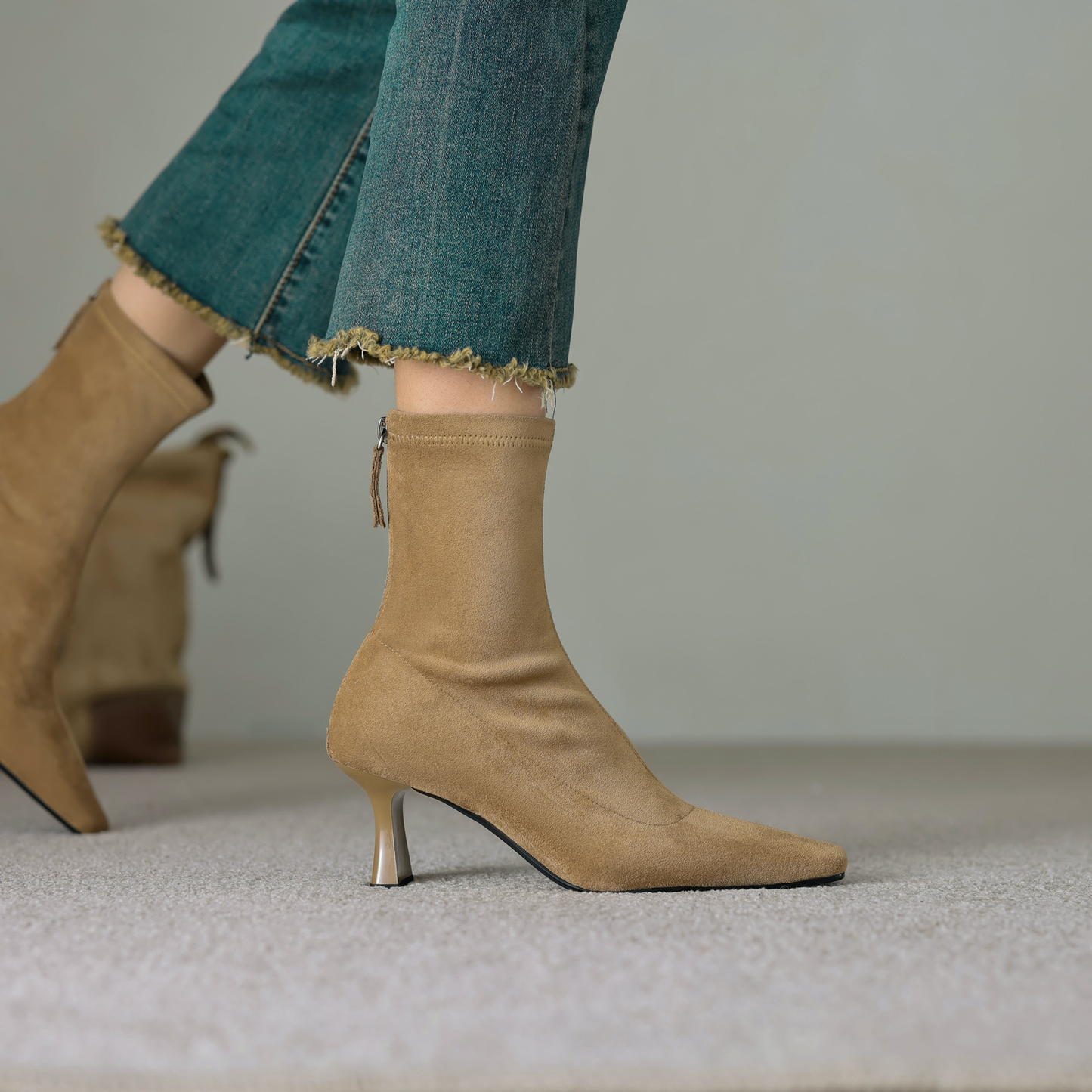 USS Shoes Luisa Women's Ankle Stretch Boots - Luxuryurbanwear
